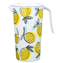 Gedalabels Krug mit Deckel Zitronen 1,5l | Karaffe | Outdoor | Outdoorgeschirr | Saftkrug | Camping | Garten | Sommer | GEDA Labels | Campinggeschirr | Pitcher