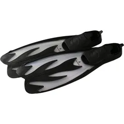 TECNOPRO Kinder Taucherflossen F5 JR, Transparent/Schwarz 901, 30-31