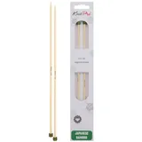 KnitPro K22306 Jackenstricknadeln, Bamboo, Braun, 25 cm x 3.5 mm, 2 Count