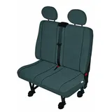 HP Autozubehör 22417 Doppelsitzschoner 4teilig Polyester Grau Doppelsitz