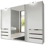 WIMEX Schwebetürenschrank »Level by fresh to go«, jeweils mit einer Spiegeltür, weiß - 300x236x65 cm