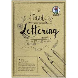 URSUS BÄHR Handlettering Paper Elefantenhaut A4 24934610 10BL