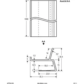 EVN APTBU100 Trockenbauprofil
