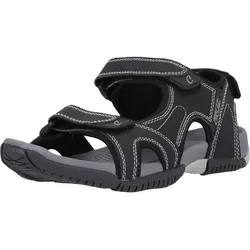 Sandale CRUZ "Penang", Herren, Gr. 40, schwarz, Leder, casual, Schuhe, mit praktischem Allwetterprofil