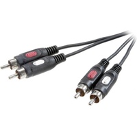 SpeaKa Professional Cinch Audio Anschlusskabel [2x Cinch-Stecker - 2x