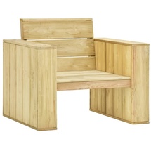 vidaXL Gartenstuhl 89 x 76 x 76 cm imprägniert kiefernholz