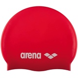 ARENA Unisex Jugend Classic Badekappen, Red-White, Einheitsgröße EU