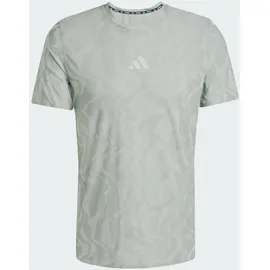 adidas Herren Ultimate Running Engineered Climacool+ T-Shirt - Silver Green - S