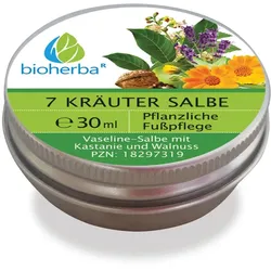 7-Kräuter Salbe Fußpflege mit Kastanie und Walnuss 30 ml
