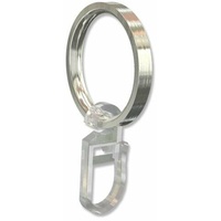 Ringe / Gardinenringe Edelstahl Optik für Gardinenstangen 16 mm Ø, 10 Stück