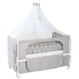 roba Room Bed Beistellbett weiß inkl. Komplettset little stars