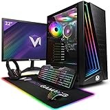 Vibox I-8 Gaming PC Set Komplett • Monitor 22 Zoll • AMD Ryzen 3 3200G 4,0GHz • Radeon Vega 8 • 16GB RAM • 1TB SSD • Windows 11 • WLAN