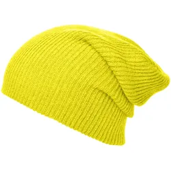 Strick-Beanie "MB7955" Knitted Lone - gelb