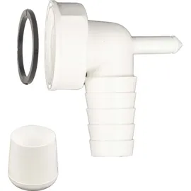 tecuro 90° Geräteanschlusstülle mit Kondensatanschluss Siphon