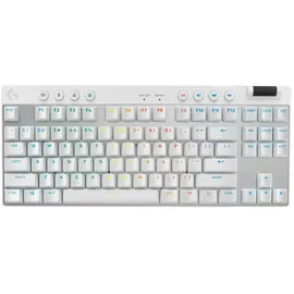Logitech G PRO X TKL Rapid, weiß/silber, Magnetic Analog, USB, DE (920-013240)