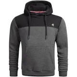 Alessandro Salvarini Hoodie Grau/Schwarz S