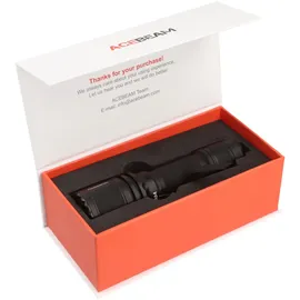 AceBeam P16 taktische Taschenlampe, Defender P16, Dual Tail Switch Design, inklusive AceBeam 18650 3100mAh Akku