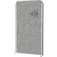 Maul Akustik-Trennwand MAULcocoon 9701095, dunkelgrau 100,0 x 182,0 cm, 1 St.