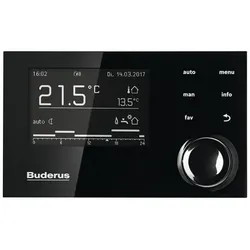 Buderus System-Bedieneinheit Logamatic RC310 schwarz