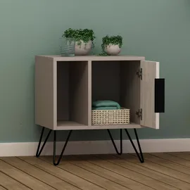 Livetastic Nachtschrank Glynn 50 x 60 x 42 cm Mokka
