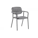 Zebra Technologies Zebra Costa Stapelsessel 60,5 x 57 x 80,5 cm graphit