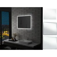 VidaXL Badezimmer-Wandspiegel mit LEDs 80x60 cm
