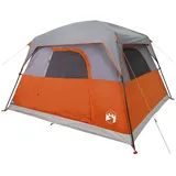 vidaXL Campingzelt 4 Personen Orange