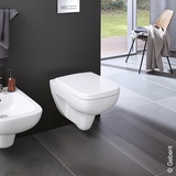 GEBERIT Renova Plan Set Wand-WC mit WC-Sitz Tiefspüler, T: 54cm, weiß