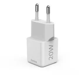 Hama Schnellladegerät USB-C Super-Mini-Charger PD 20 W Weiß