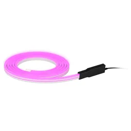 EGLO LED-Streifen "Flatneon-z LED Stripe, ZigBee, LED Streifen, Sprachsteuerung, IP44", weiß, Flammen 1 Stk., Kabellänge 3m x Gesamtlänge 5,1m, Lichterketten, LED-Streifen
