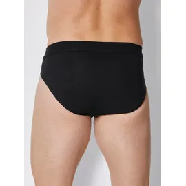 SCHIESSER 95/5 Rio-Slips Organic Cotton Streifen schwarz 4XL 3er Pack