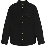 LEE Jeanshemd im Western Style in Schwarz-S