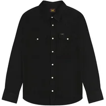 LEE Jeanshemd im Western Style in Schwarz-S