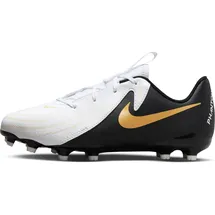 Nike Jr. Phantom GX 2 Academy FG weiß/metallic gold coin/schwarz 38,5