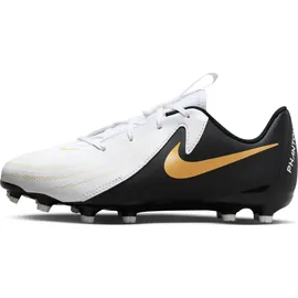 Nike Jr. Phantom GX 2 Academy FG weiß/metallic gold coin/schwarz 38,5