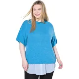 Studio Untold Pullover Strick türkis 50/52