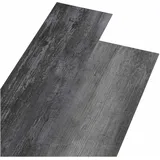 vidaXL Selbstklebende Bodenbelagsdiele 32 pcs Glänzendes Grau 4,46 M2