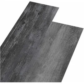 vidaXL Selbstklebende Bodenbelagsdiele 32 pcs Glänzendes Grau 4,46 M2