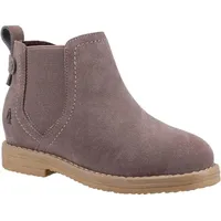 Hush Puppies - Mädchen Stiefeletten "Mini Maddy", Wildleder FS9227 (29 EU) (Grau) - Grau - 29