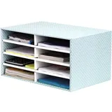 Fellowes 4482601 Schreibtisch-Sortierer Grün Papier