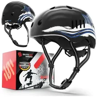 SKATEWIZ 49-53 cm Kinder schwarz/blau 2021