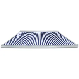 Home Deluxe LED Vollkassettenmarkise Elos V2 350 x 250 cm marineblau/weiß