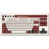 8BitDo Retro Mechanical Keyboard - Fami Edition - Tastatur und Ziffernsatz - Englisch - UK - Braun