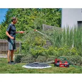 Einhell Akku-Gartenpumpe Aquinna 36/38 F LED + 2x Starterset