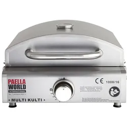 PAELLA WORLD - MULTI-KULTI, der multifunktionale Gasgrill mit Zündsicherung