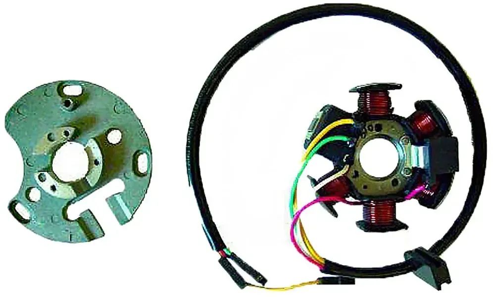Kokusan 6 Polos 12v 85w Derbi/piaggio Stator - Silver - One Size