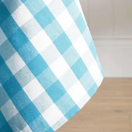 Homescapes Tischdecke Vichy-Karo 138 x 138 cm Blau