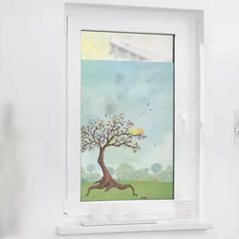Lichtblick Fensterfolie Märchenbaum - bunt
