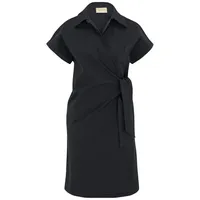 Cartoon Wickelkleid Schwarz 44