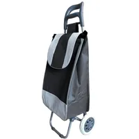 hatex as gmbh & co. kg Michelino 38 L Einkaufstrolley schwarz-grau